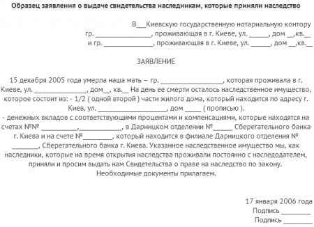 Документы для вступления в наследство в украине